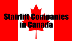 Link to a webpage which shows a list of companies that sell stairlifts in Canada